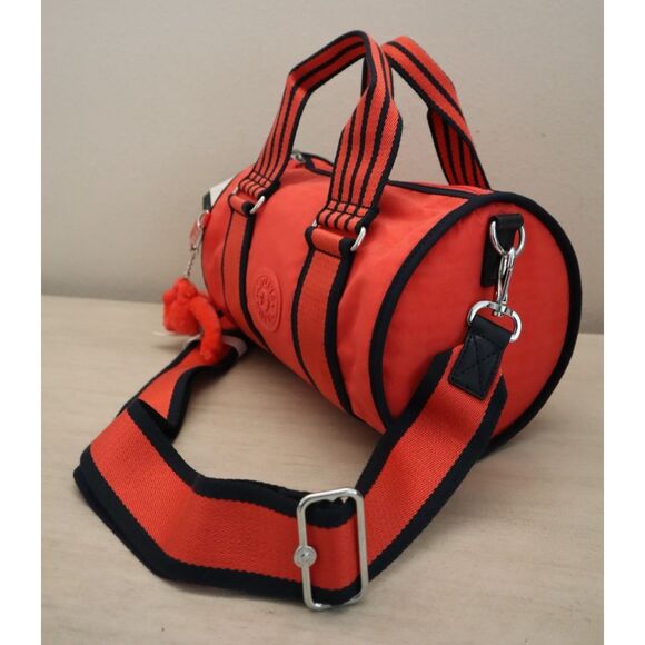 Kipling KI6338-9KX Almost Coral Katina Crossbody/Shoulder Strap Barrel Bag - Picture 10 of 16